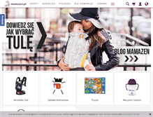 Tablet Screenshot of mamazen.pl